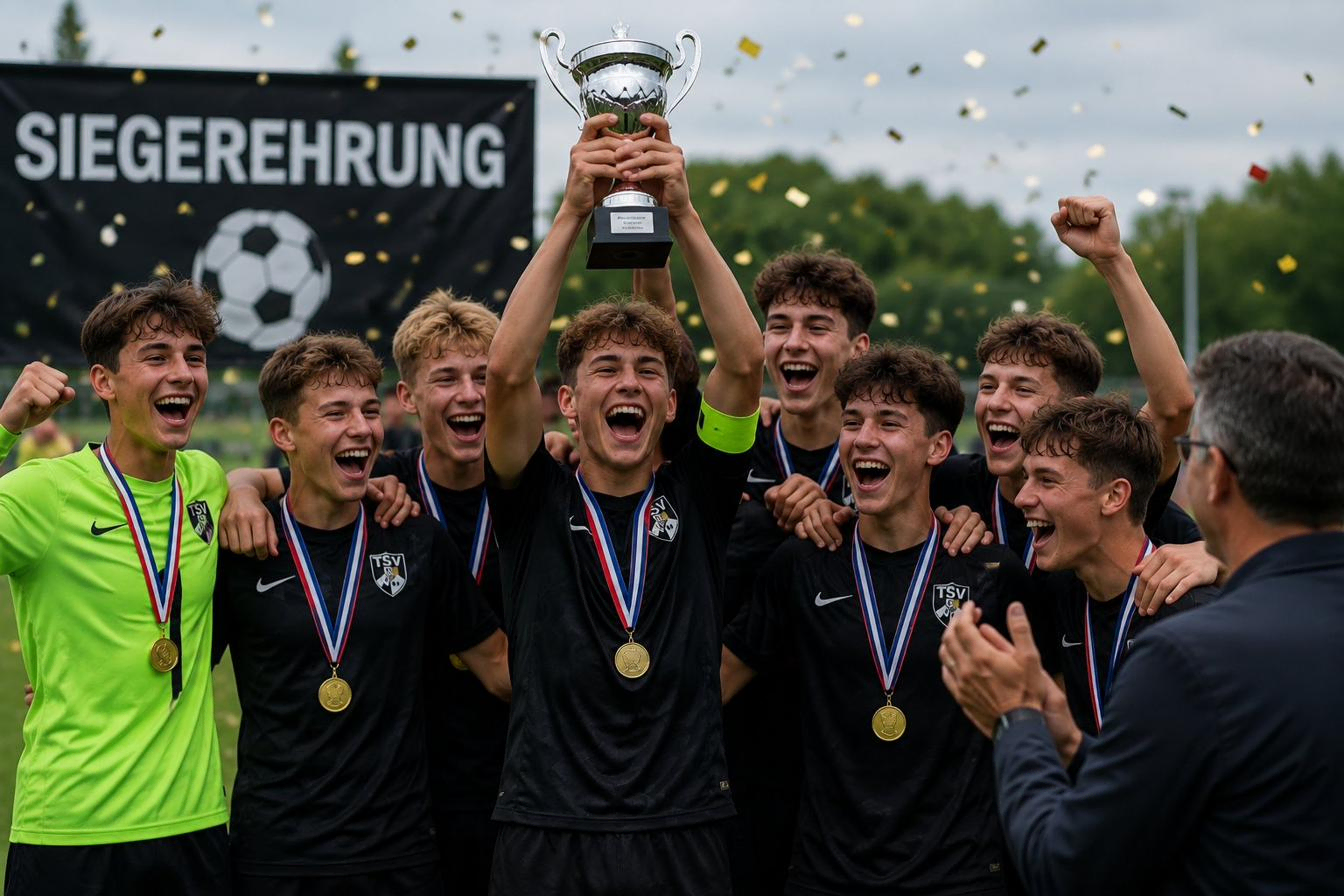 Sportler feiern Erfolge – Leistungssteigerung durch HYPNO-FIT Mentaltraining